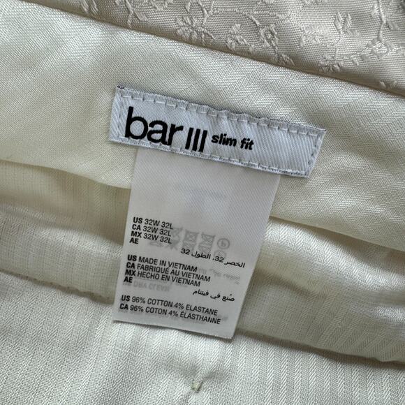 Bar III Mens Slim Fit Cotton Stretch Solid Suit Pants Tan 32x32 - Picture 7 of 7